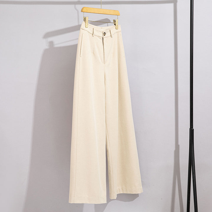 Damen Lang geschnittener Wollmix-Blazer mit Ein-Knopf-Verschluss und Pattentaschen Drune