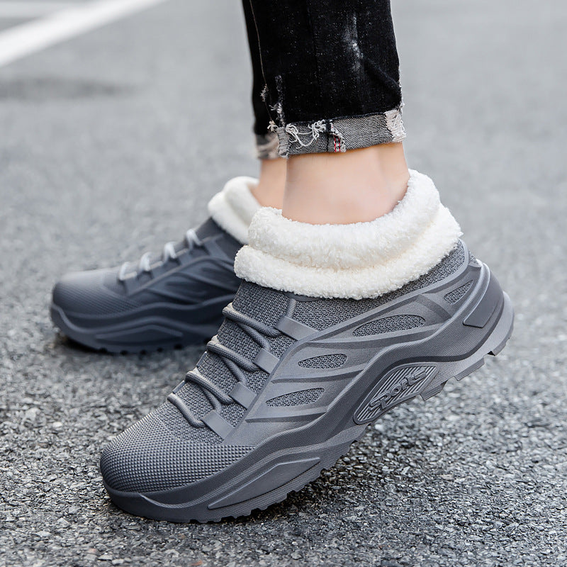 Damen Gefütterte Slip-On Sneaker-Clogs mit Teddyfutter Drune