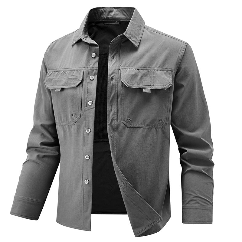 Herren Praktische Outdoor-Hemdjacke Drune