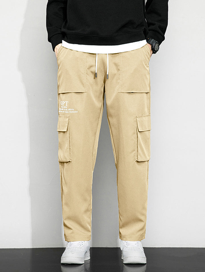 Herren Cargo-Hose mit praktischen Taschen und elastischem Bund Drune