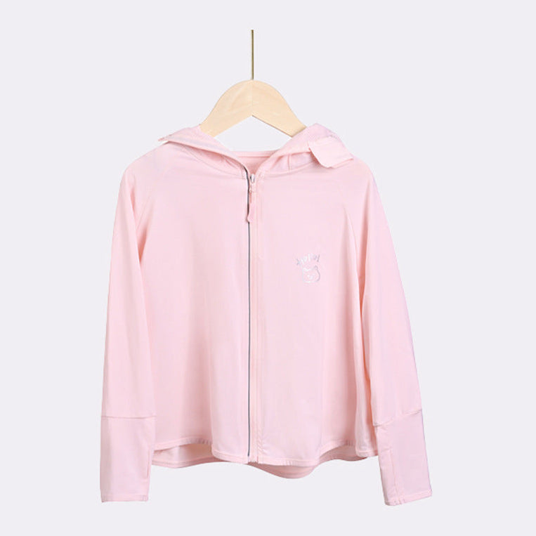 Damen leichte UV-Schutzjacke mit Kapuze und Reißverschluss Drune