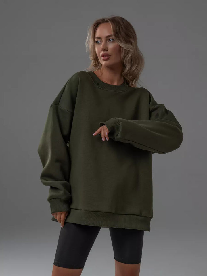 Damen oversized Komfort-Sweatshirt Drune
