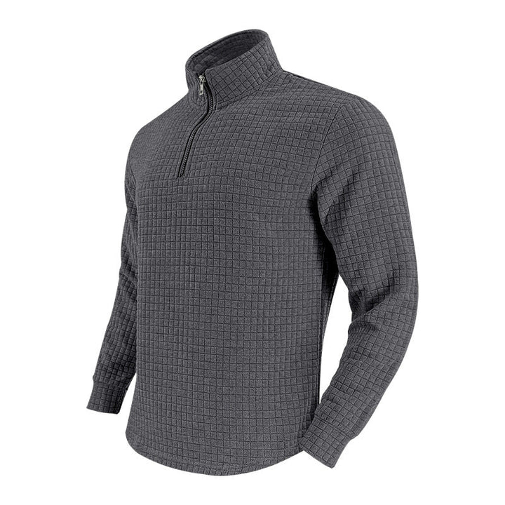 Herren Thermo-Fleecepullover mit Reißverschluss und strukturiertem Design Drune
