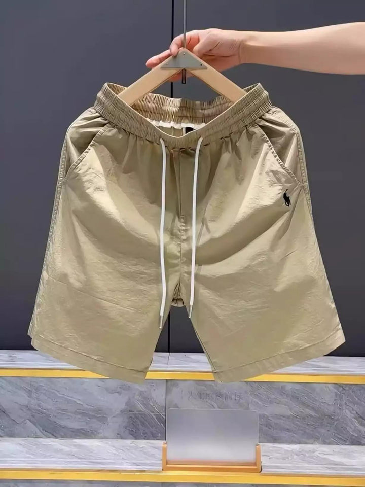 Herren leichte Freizeithose mit elastischem Bund und seitlichen Taschen Drune