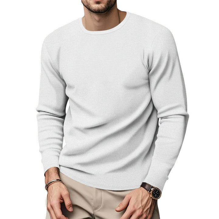 Herren Langarmshirt im strukturierten Design Drune