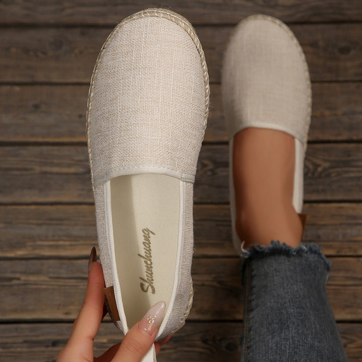 Damen Espadrilles mit rutschfester Sohle und anatomischem Fußbett Drune