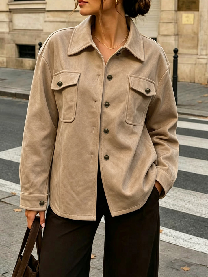 Damen Urbane Overshirt Drune