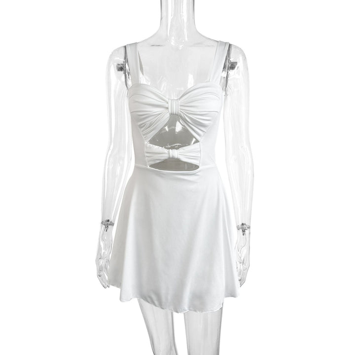 Damen Cut-Out Minikleid mit Knopfdetail und figurbetontem Schnitt Drune