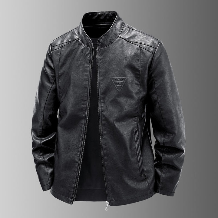 Herren Hochwertige Kunstlederjacke Drune