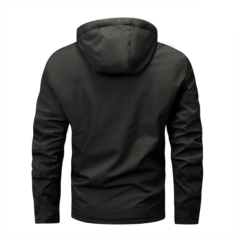 Herren Sportliche Wasserabweisende Jacke Drune