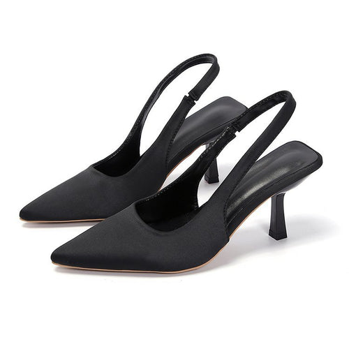 Damen Slingback-Pumps mit spitzer Zehenpartie und schmalem Kitten-Heel Drune
