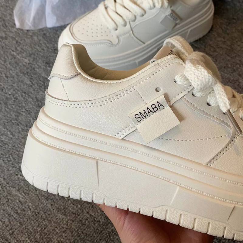 Damen Plattform-Sneaker mit dämpfender Laufsohle und eleganter Schnürung Drune