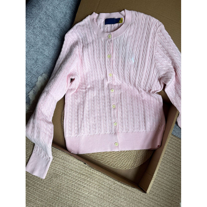 Damen Klassischer Strickcardigan Drune