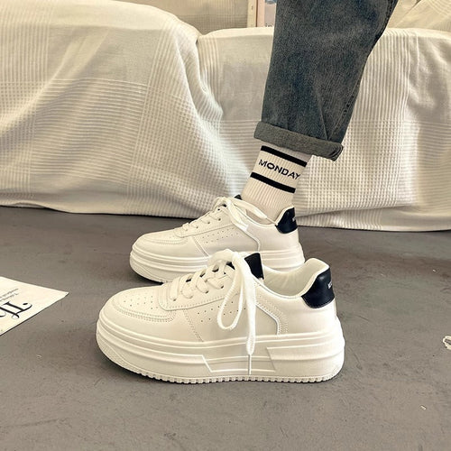 Damen Modische Plateau Sneakers mit komfortablem Rückenschutz Drune