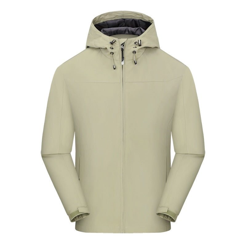 Damen Wasserabweisende Outdoor-Jacke mit Kapuze Drune