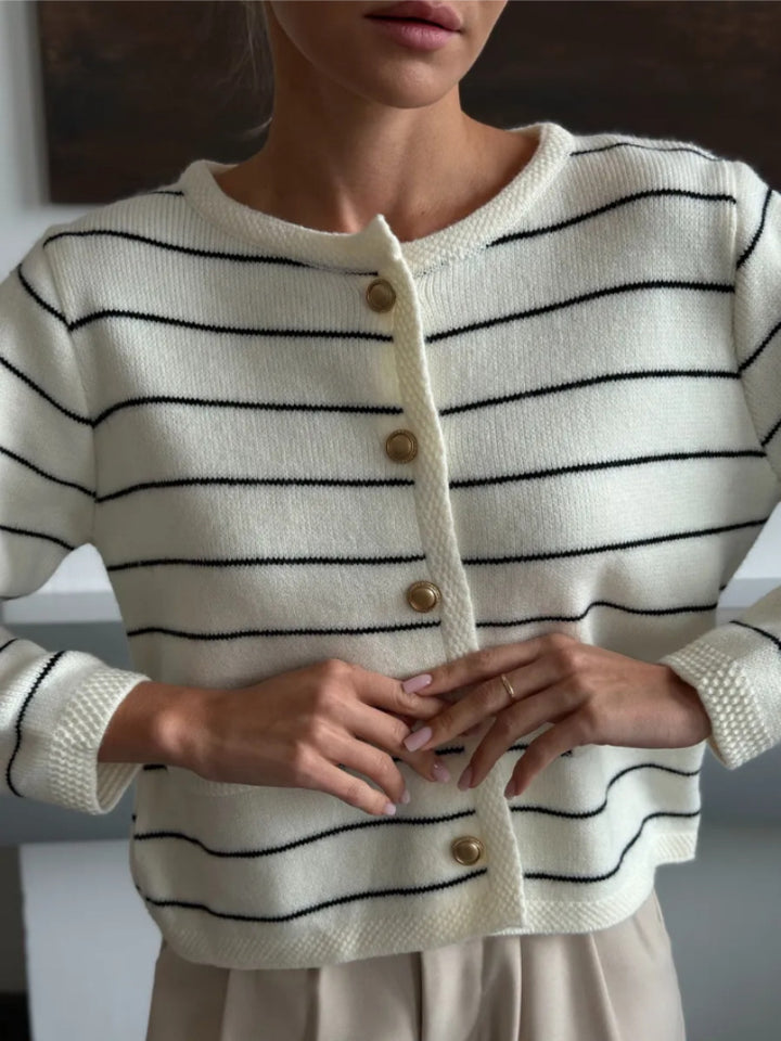 Damen Stylischer Strickblazer Drune