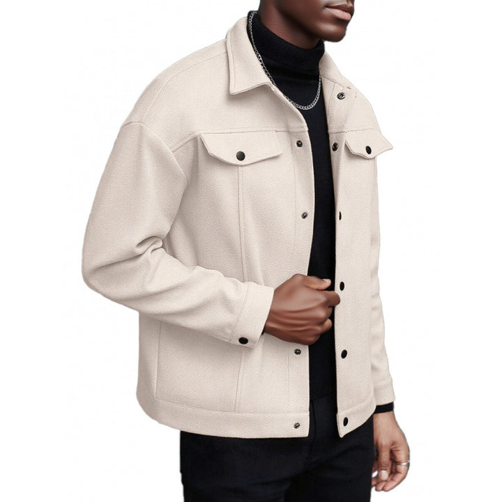 Herren weiche und modische Overshirtjacke Drune