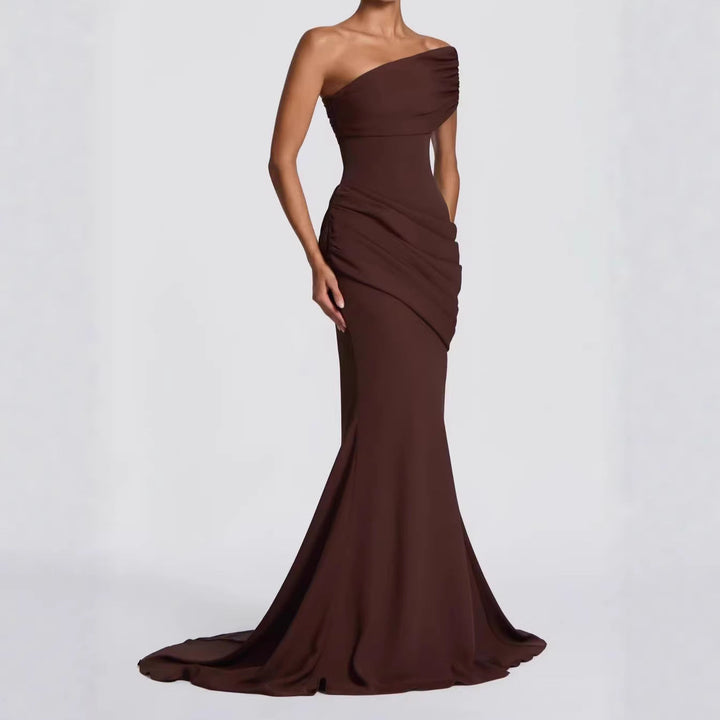 Damen elegantes Cocktailkleid Drune