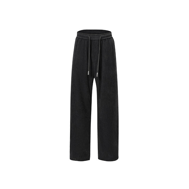 Damen Breit geschnittene Cordhose mit Tunnelzugbund und nachhaltigem Baumwollmix Drune