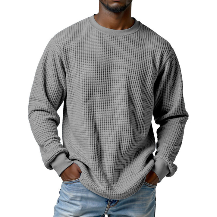 Herren Urbaner Pullover mit Waffelstruktur Drune