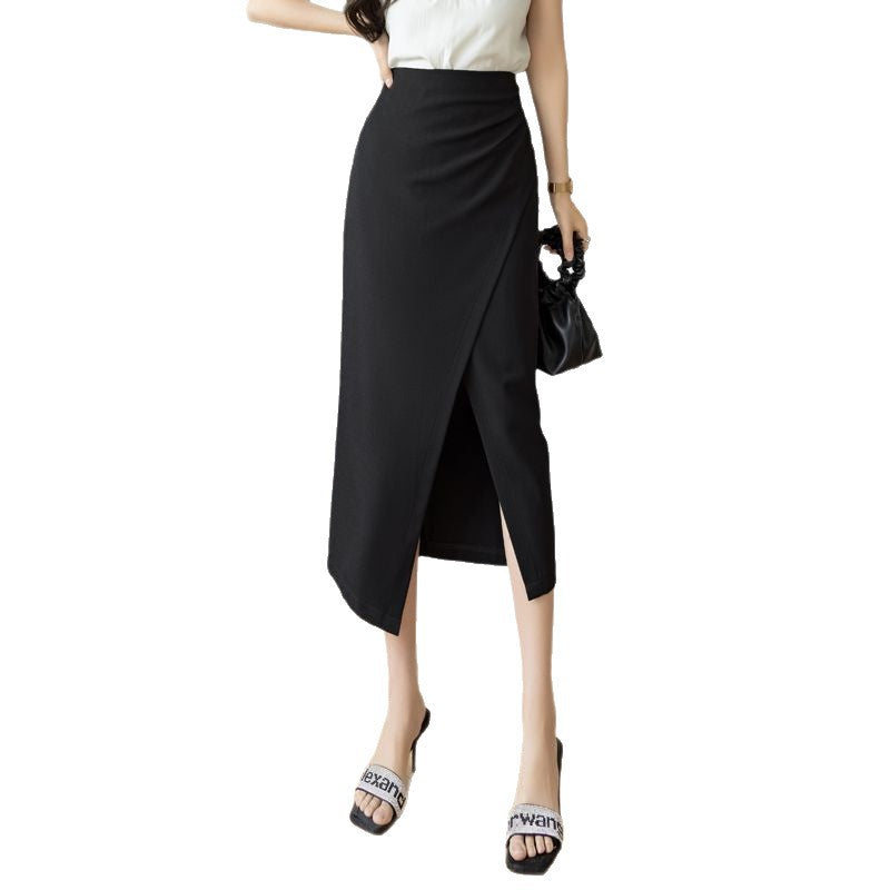 Damen eleganter Maxirock mit seitlichem Schlitz Drune