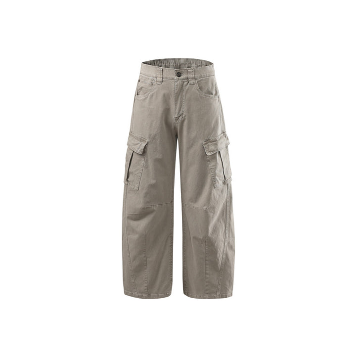 Damen Weite Baumwoll‑Cargo‑Culotte mit Multifachtaschen Drune