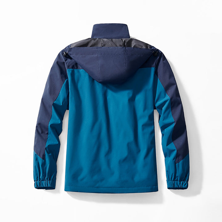 Herren Drei-in-eins Outdoor-Softshelljacke mit abnehmbarer Fleece-Innenjacke und Kapuze Drune