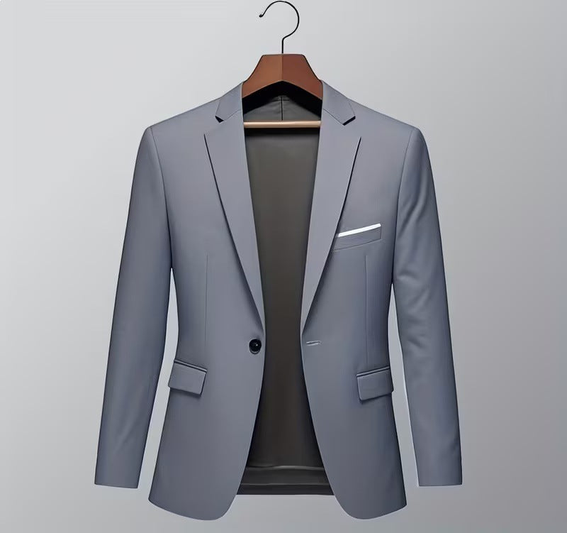 Herren nan taillierter Business-Sakko mit Stretchkomfort und modernem Revers Drune