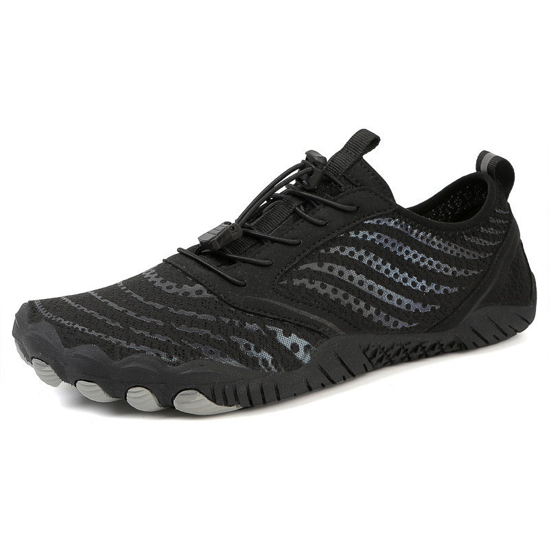 Unisex Flexibler Barfuß‑Wasserschuh mit Schnellverschluss und rutschfester Gummisohle Drune