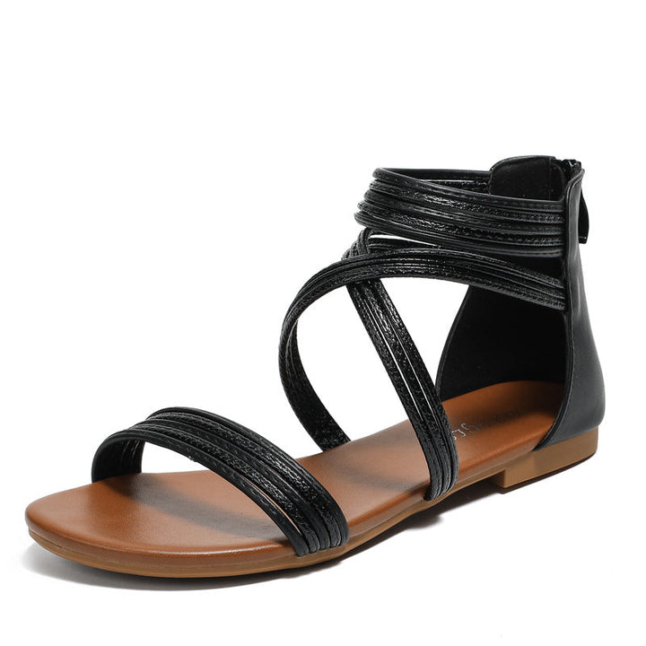 Damen Elegante Sommer Sandalen Drune