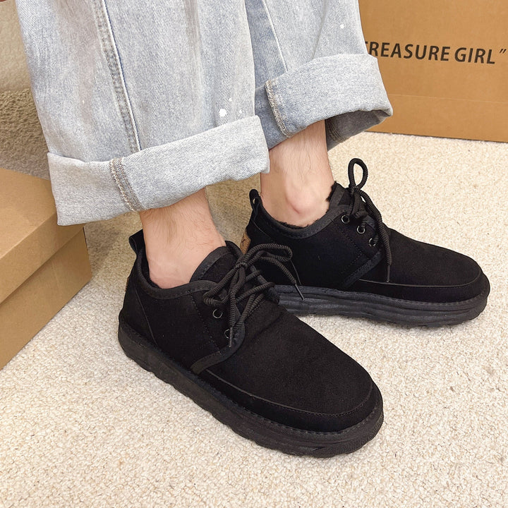 Damen bequeme und stylische Sneakers aus hochwertigem Veloursleder Drune
