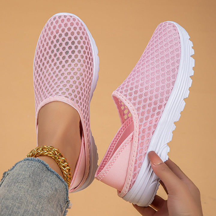 Damen Atmungsaktive Slip-On Freizeitschuhe Drune