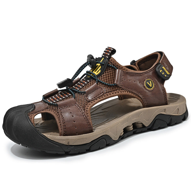 Herren Outdoor-Sandalen mit anatomischem Fußbett und rutschfester Sohle Drune