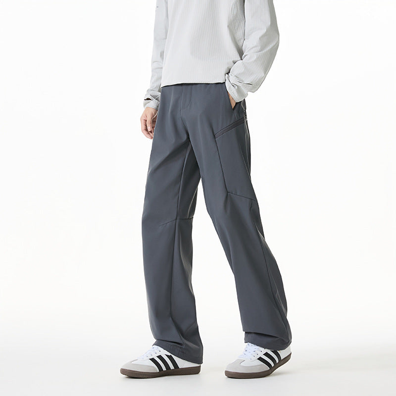 Herren Funktionale Cargo-Hose mit elastischem Bund und verstellbarem Saum Drune