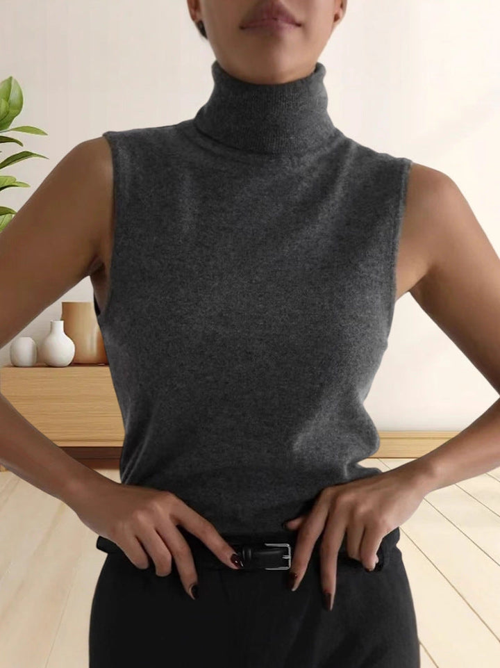 Damen Strickoberteil mit eleganter Knopfleiste und modernen Details Drune