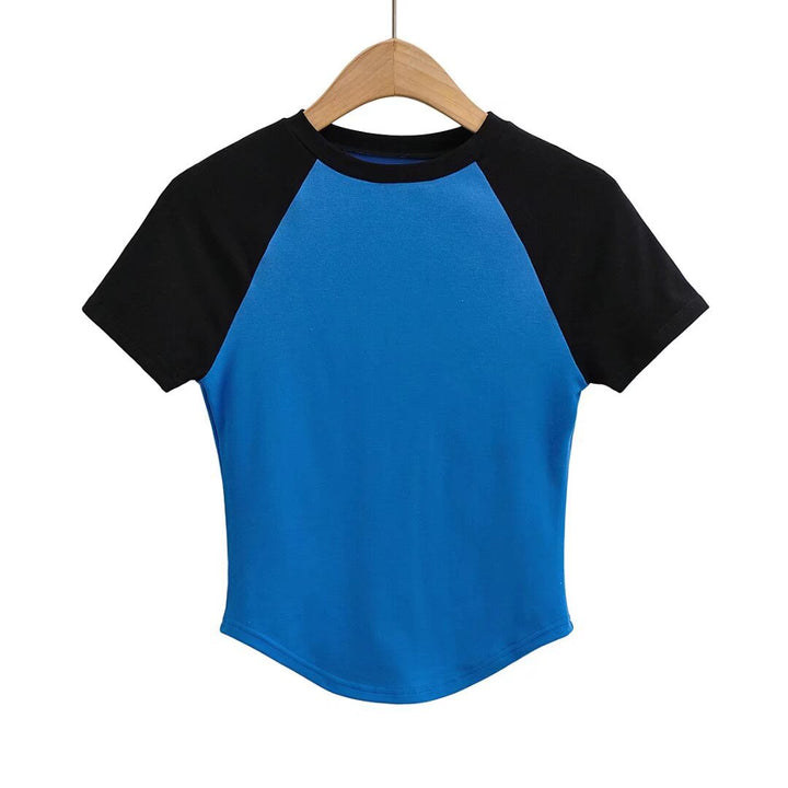 Damen Raglan-T-Shirt mit farblich abgesetzten Ärmeln und hochwertigem Komfortstoff Drune
