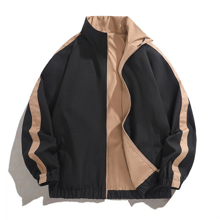 Herren modische Freizeitjacke mit sportlichem Schnitt und kontrastierenden Akzenten Drune