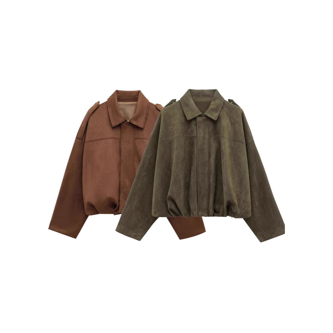 Damen Oversized Blousonjacke Drune