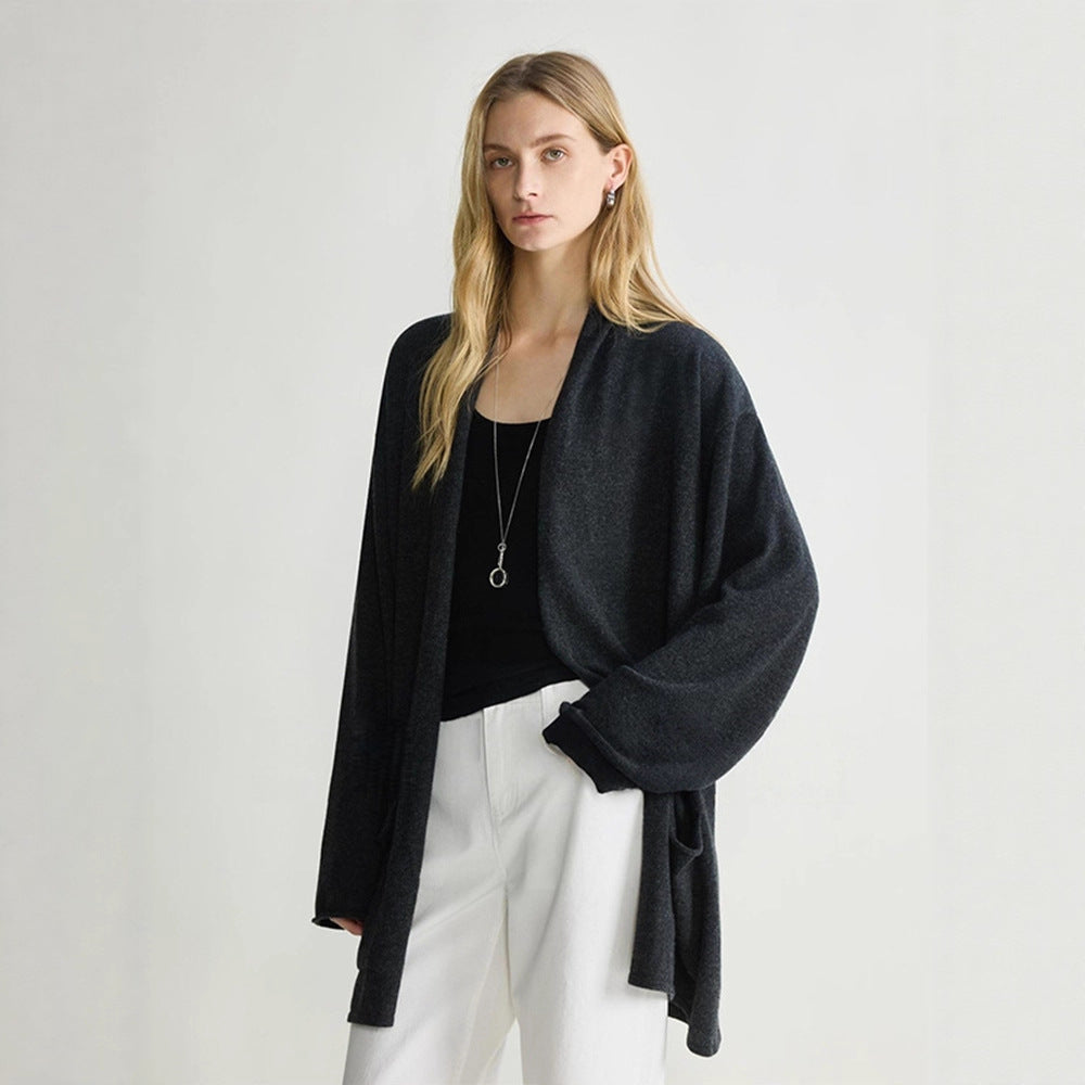 Damen Kuscheliger Strickmantel Drune