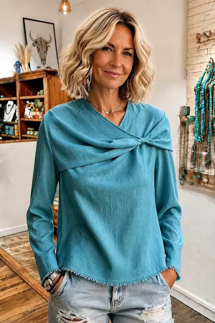 Damen Elegante und bequeme Bluse Drune