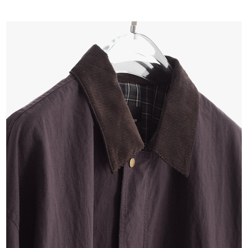 Damen Urbane Utility-Jacke mit hohem Kragen Drune