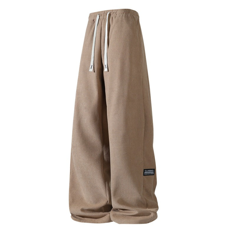 Damen Gefütterte Cord-Jogginghose mit Teddyfutter, Kordelzugbund & Seitentaschen Drune