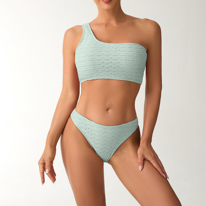 Damen asymmetrisches Bikini-Set Drune