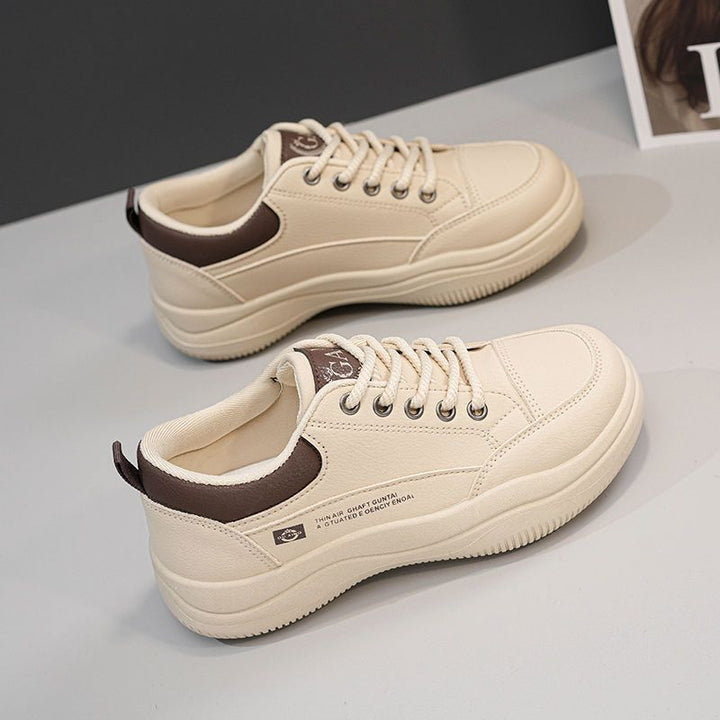 Damen Lässige Sneakers mit atmungsaktiver Oberflächenstruktur und dämpfender Sohle Drune