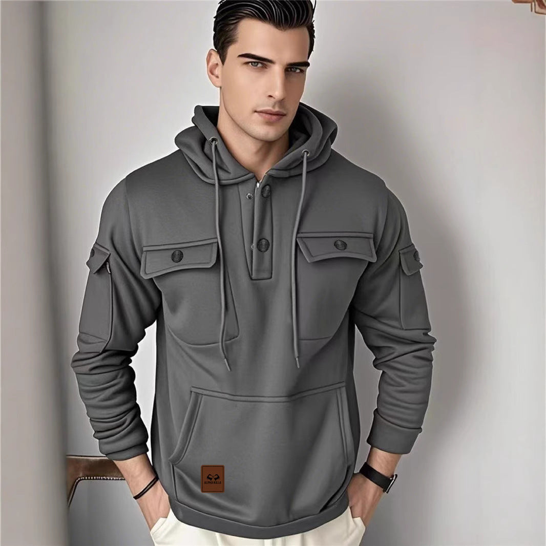 Herren Multifunktionale Kapuzenjacke Drune