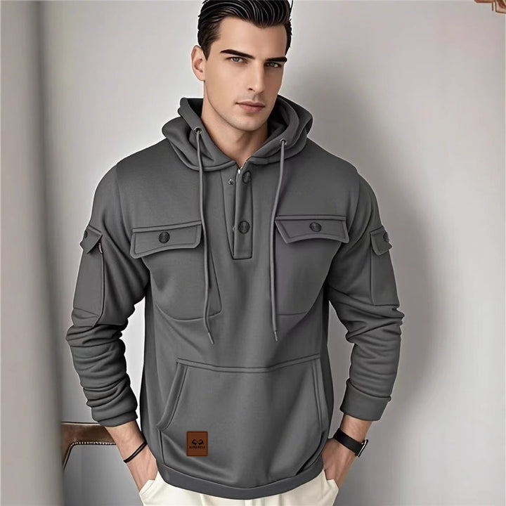 Herren Multifunktionale Kapuzenjacke Drune