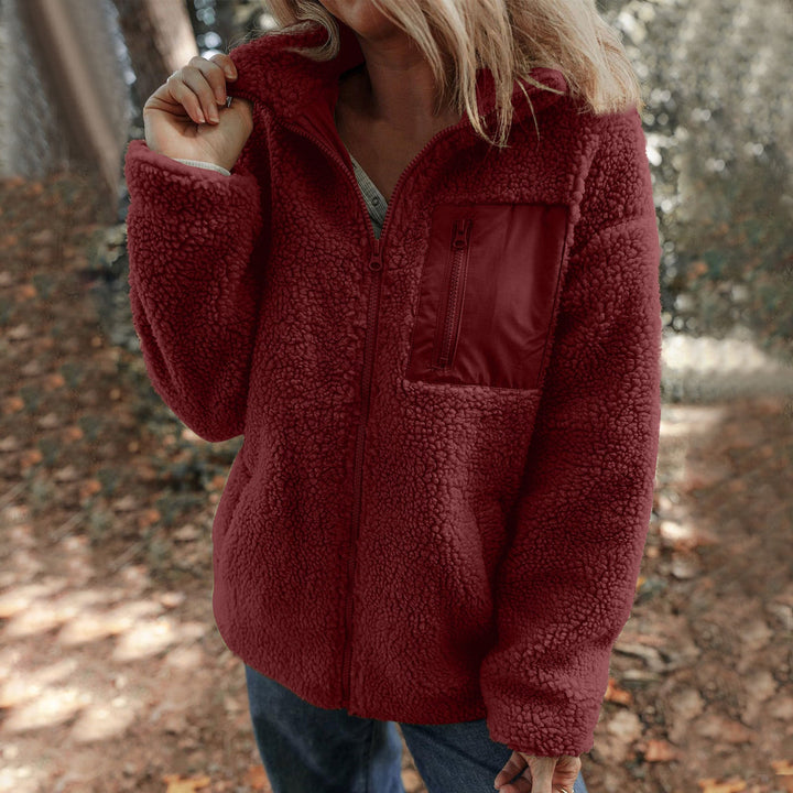 Damen Jacke mit hochabschließendem Kragen und praktischer Brusttasche Drune