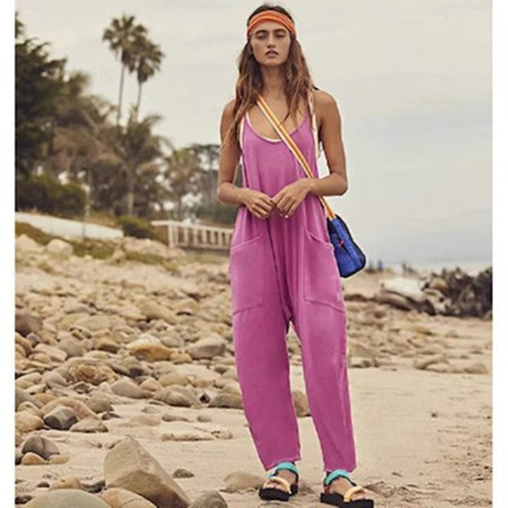 Damen Overall mit lässigem Schnitt und praktischen Taschen Drune