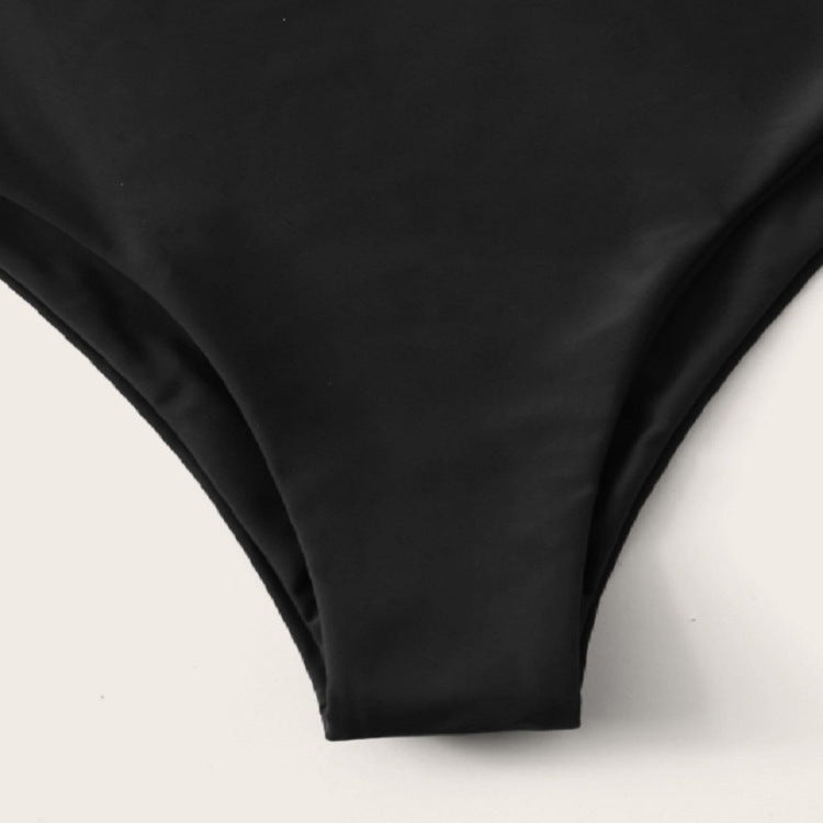 Damen Bandeau-Bikini mit hochgeschnittenem Unterteil Drune