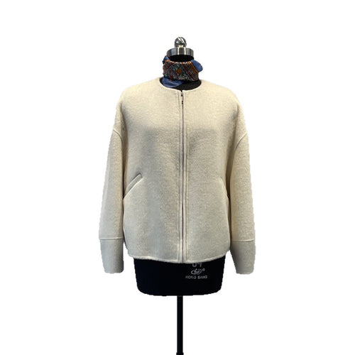 Damen Elegante Übergroße Wollmischung Jacke Drune